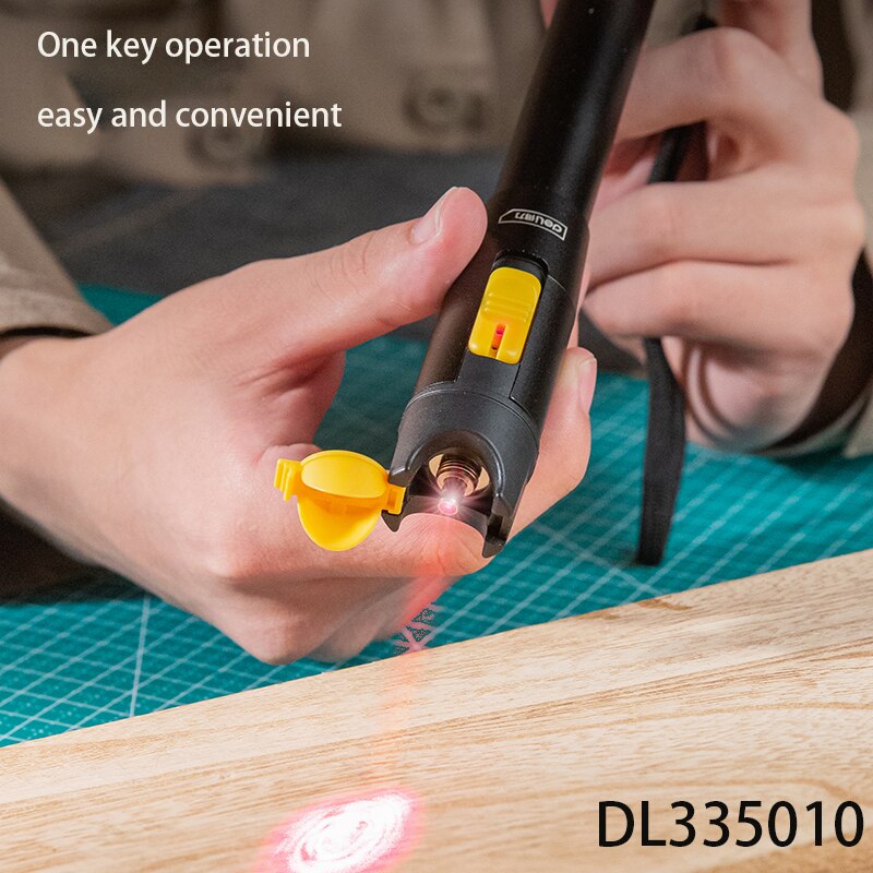 Deli DL335010 Optical Fiber Test Pen 10KM Detection Distance Rated Voltage 3V Power Greater Than 10mw Output Wavelength 650nm