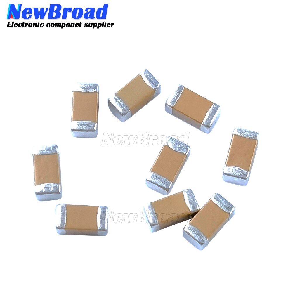 100pcs 100PF NPO Error 5% 50V 1206 100P 0.1NF smd capacitor