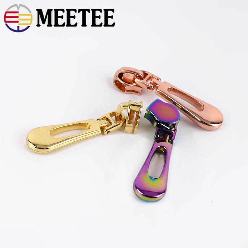 5/10Pcs Rits Sliders Voor 5 # Nylon Ritsen Trekt Jas Pocket Rits Hoofd Tas Reparatie Kits Vervanging diy Naaien Accessoires