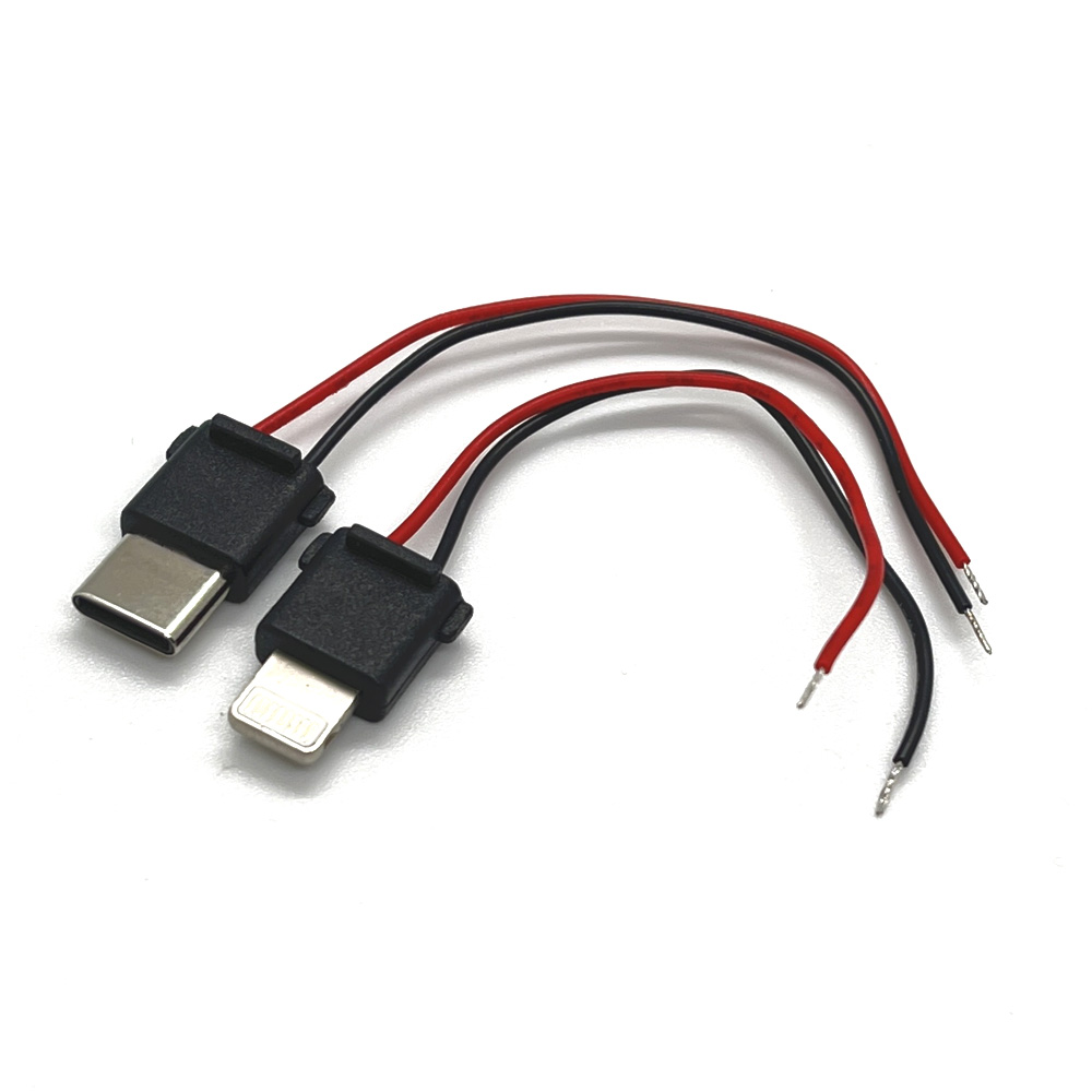 1 Uds. Enchufe macho USB tipo C IOS tipo soldadura para iphone tipo C con conector de placa de chip DIY línea de carga enchufe cable adaptador piezas