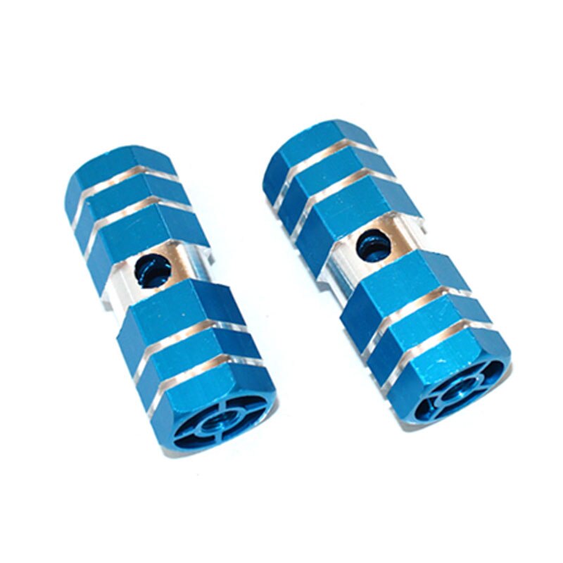 Acessórios da bicicleta de alta qualidade bmx mtb bicicleta pé pegs liga alumínio eixo traseiro pedais pegs 10.5mm eixo preto prata azul: 03
