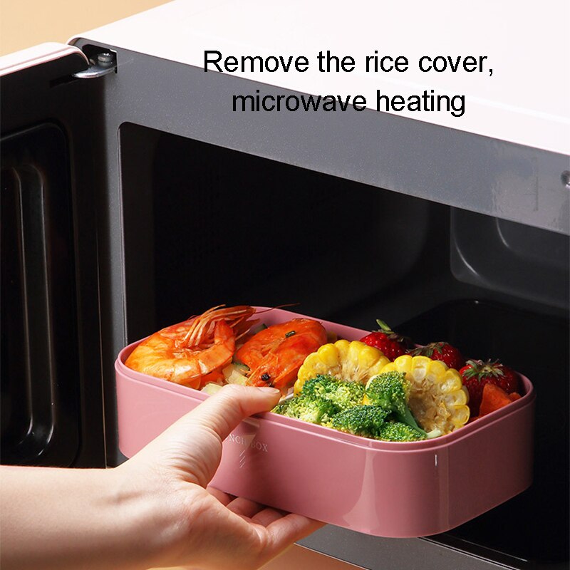 700ML 1400ML Portable Lunch Box 550ML Soup Bucket Single Double Layer Leak-Proof Food Container Children School Office Bento Box