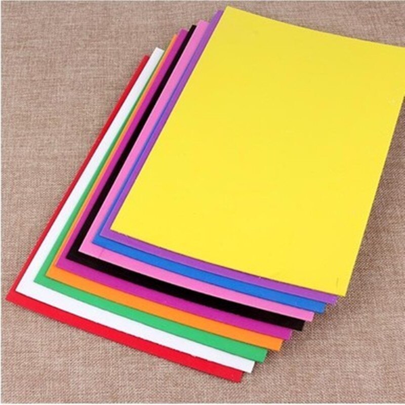 24 PÇS/LOTE 1.5 milímetros Folhas de Espuma de Eva, Artesanato Projetos Escolares, fácil de Cortar, Soco de Material Artesanal