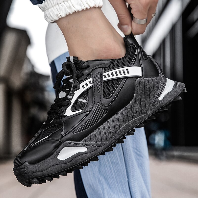 Mannen Golf Schoenen Sport Comfortabele Mannelijke Lopen Platte Schoenen Zwart Wit Outdoor Man Golf Athletic Footwear Trainer Lente Herfst