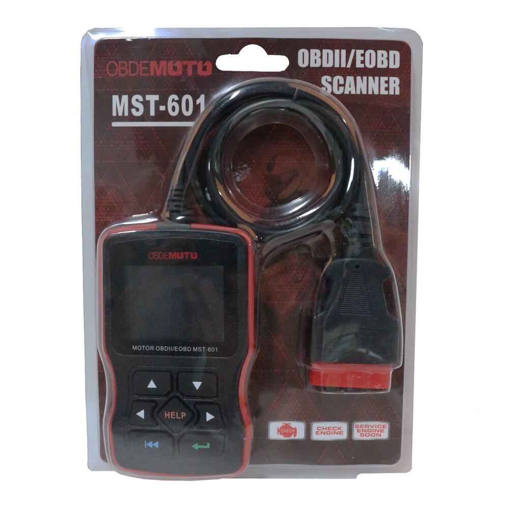 motorcycle code reader auto code reader MST-601 OBDII/EOBD SCANNNER OBD2 EOBD Vehicle Scanner Automotive Engine Fault Code Reade