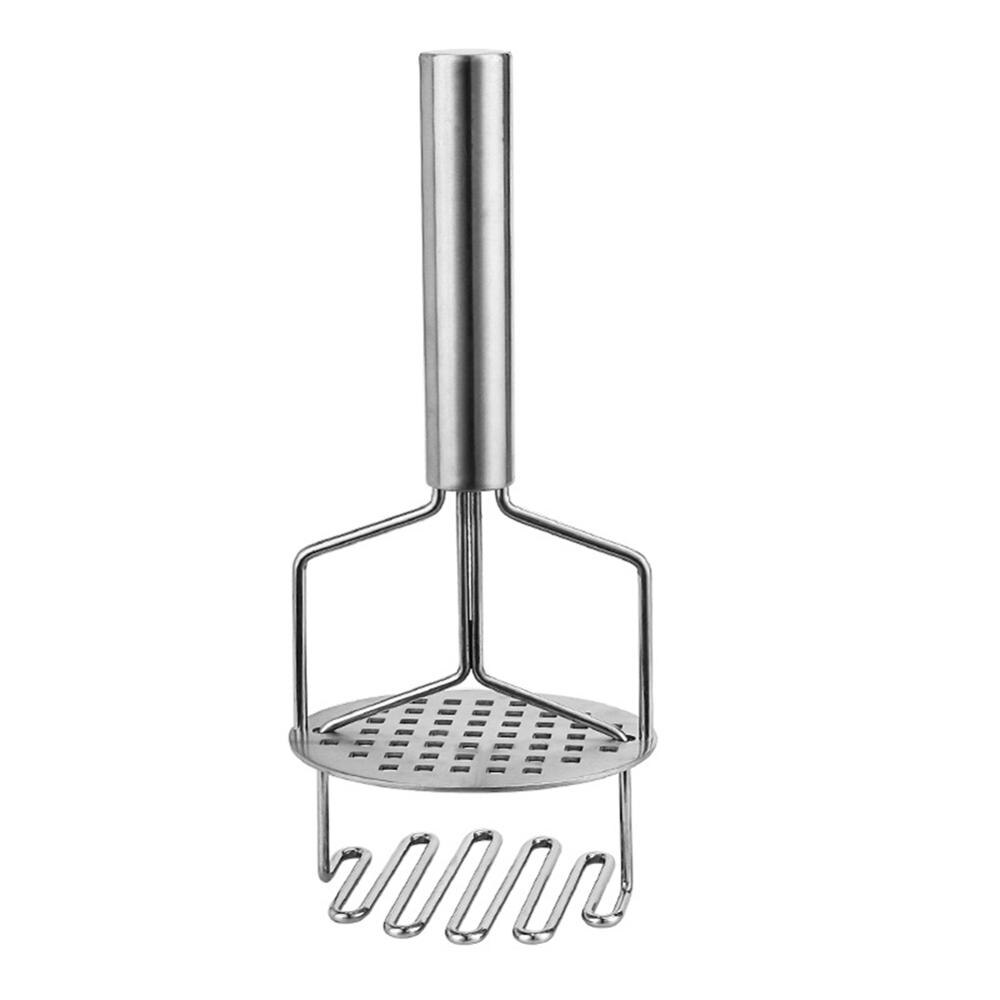 Style Stainless Steel Potato Masher / Pusher Smooth Mashed Potatoes Fruit Vegetable Tools Press Crusher