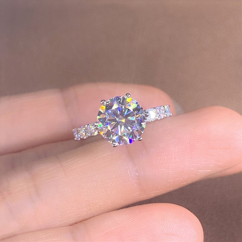 Huitan Nieuw Ontworpen Trouwringen Voor Vrouwen Verzilverd Aaa Zirconia Mode Dame Vinger Accessoires 2022 Sieraden