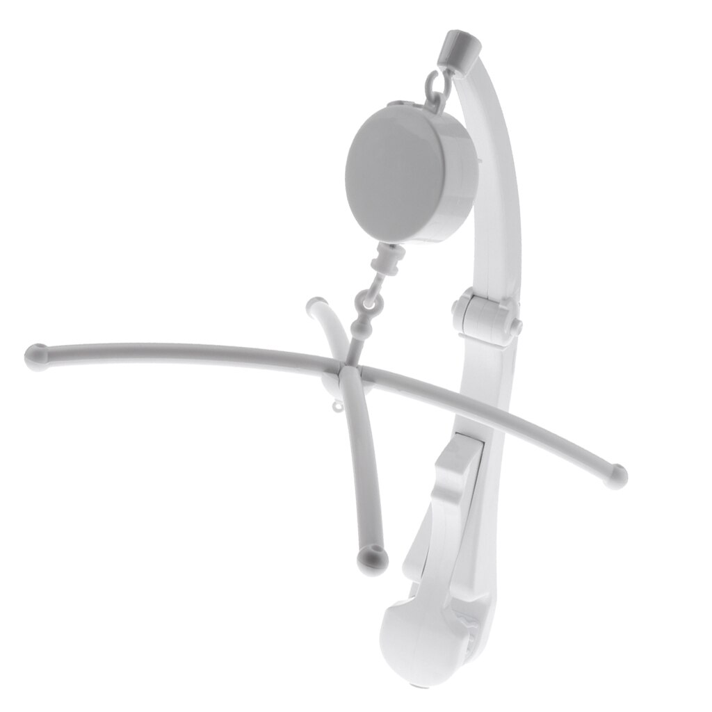 18 Inch Wind Up Mobile Music Box Baby Crib Nursery Mobiles, Bed Bell Toy Holder Arm Bracket for Custom Mobiles