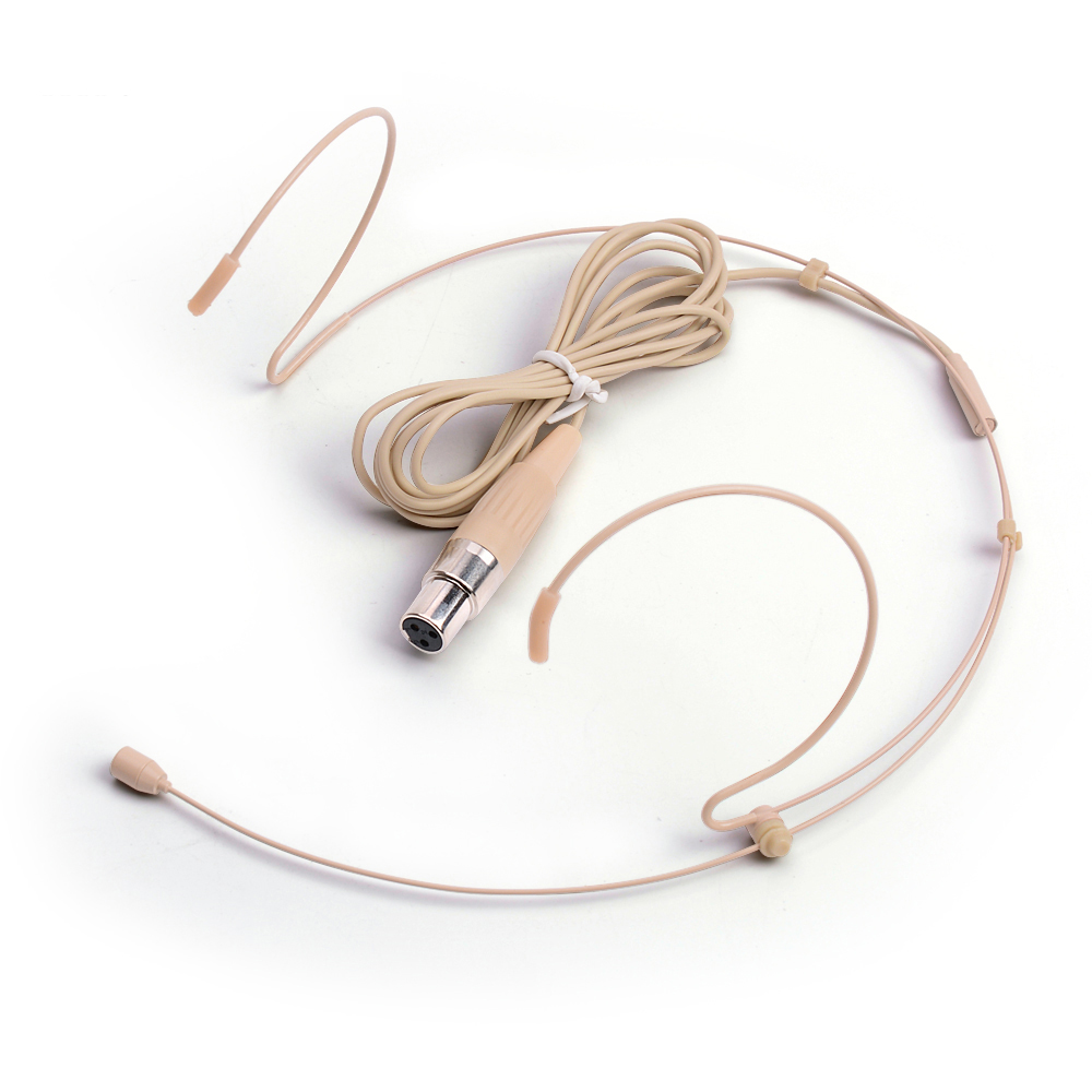 Profesjonalny mikrofon zestawu słuchawkowego do Sennheiser Shure AKG bezprzewodowy Bodypack 3.5mm zamykany 4pin 3 pin Mini XLR mikrofon na głowę