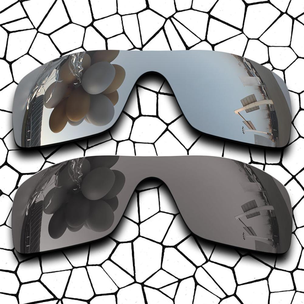 Polarized Sunglasses Replacement Lenses for-TURBINE ROTOR 009307 Frame - Multiple Options: Silver-Grey Chrome