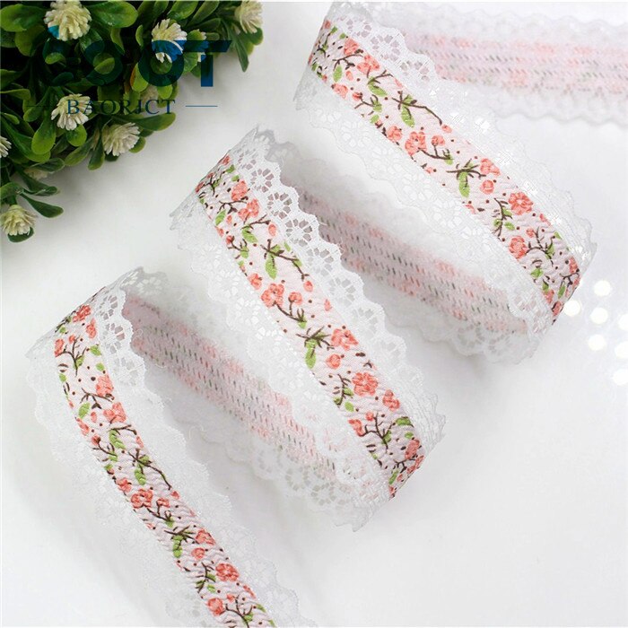 Ooot Baorjct G-18607-358 28 Mm 10 Yards Lace Hollow Bloemen Linten, Diy Handgemaakte Materialen, Kleding Accessoires: G-18607-361