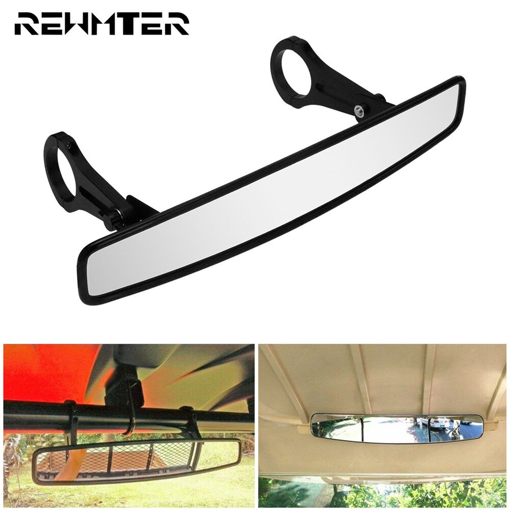 Moto Universale vista Frontale Corsa Specchio con 1.75 "Morsetto per UTV Centro Specchi per Kawasaki per artico gatto per polaris RZR
