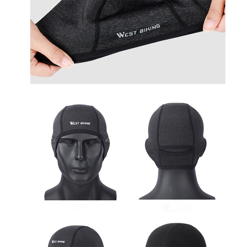 Fietsmuts heren dames fleece herfst winter ruitermuts winddicht warme hoofddeksel outdoor sportuitrusting