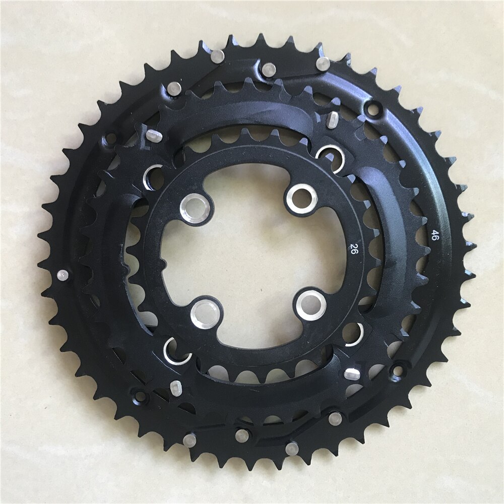 Truyou 46t 36t 26t bcd 104-64 mtb kettingbladen aluminiumlegering kettingwiel fietsonderdelen mountainbikes kettingblad 3*6/7/8 speed