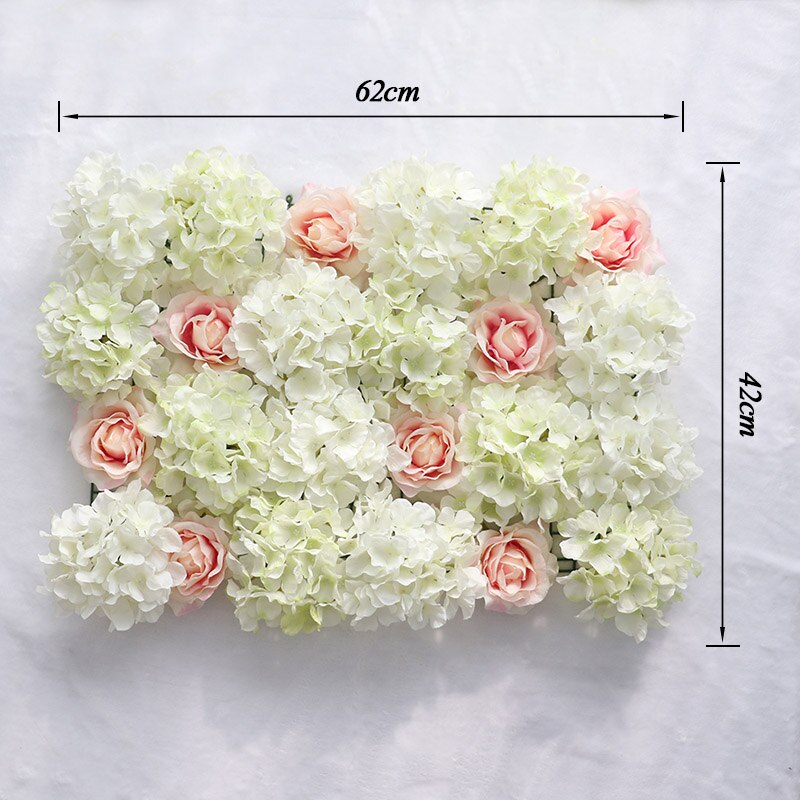Künstliche blume Zauberstab 60*40cm Rose hortensien blume hintergrund hochzeit blumen Heimat Party Hochzeit dekoration zubehör: A