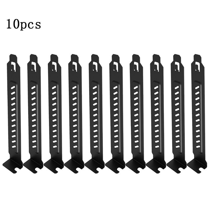 10 Uds PCI tapa de ranura Filtro de polvo junta de sellado ventilador de refrigeración Filtro de polvo ventilación PC caja de ordenador negro