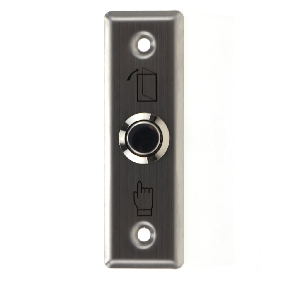 91x28mm Stainless Steel Door Bell Push Button Switch Touch Panel For Access Control Door Switch Slim Exit Push Release Button