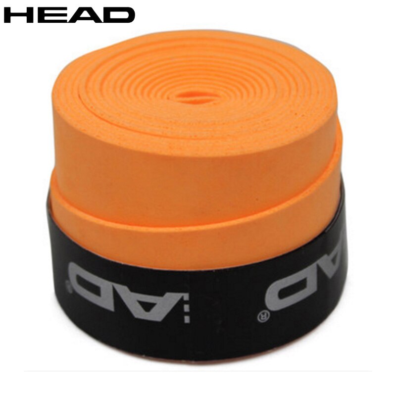 Hoofd Racket Overgrip Anti Slip Vibratie Demper Tennis Racket Grip Tape Badminton Squash Racket Training Accessoires: Oranje