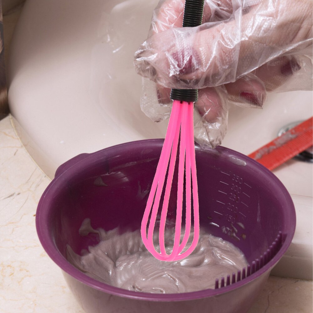 3 Sets Hair Coloring Kit DIY Salon Hair Dye Bowl Hair Tinting Tool Dye Brush