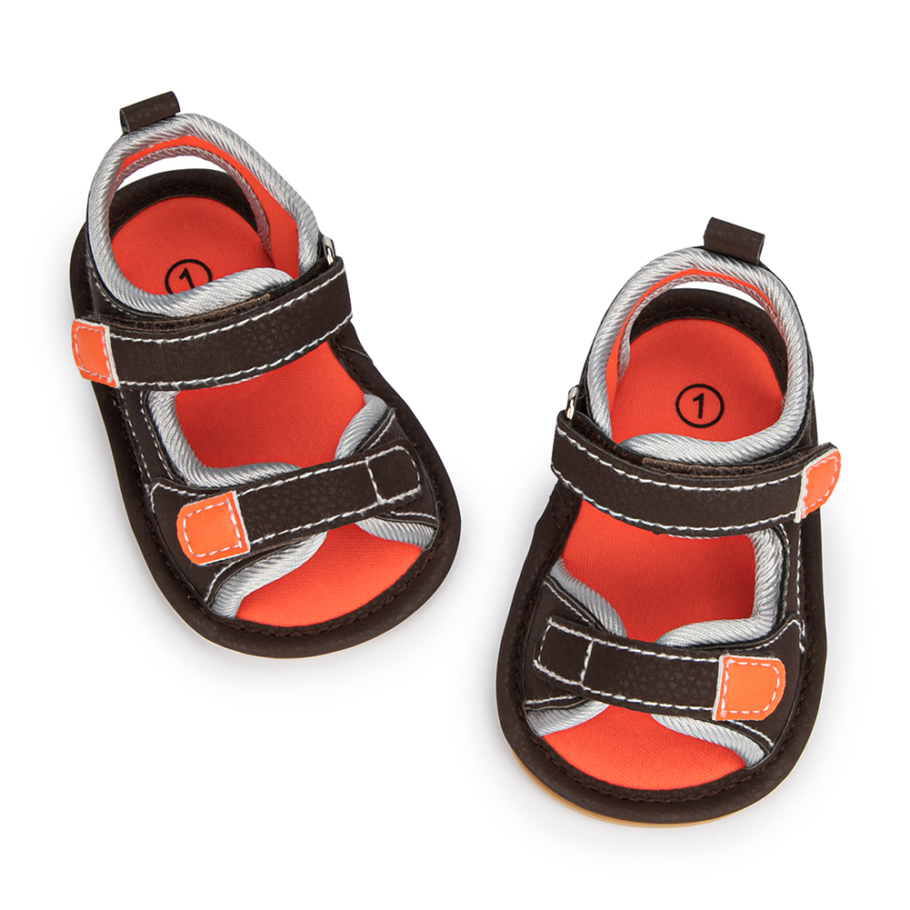 Kleinkind Baby Jungen Sport Sandalen Sommer lässig Strand Schuhe Weiche Sohle Sandale Prewalker Erste Wanderschuhe Schuhe 0-18M freundlicher Für Baby: K / 0-6M