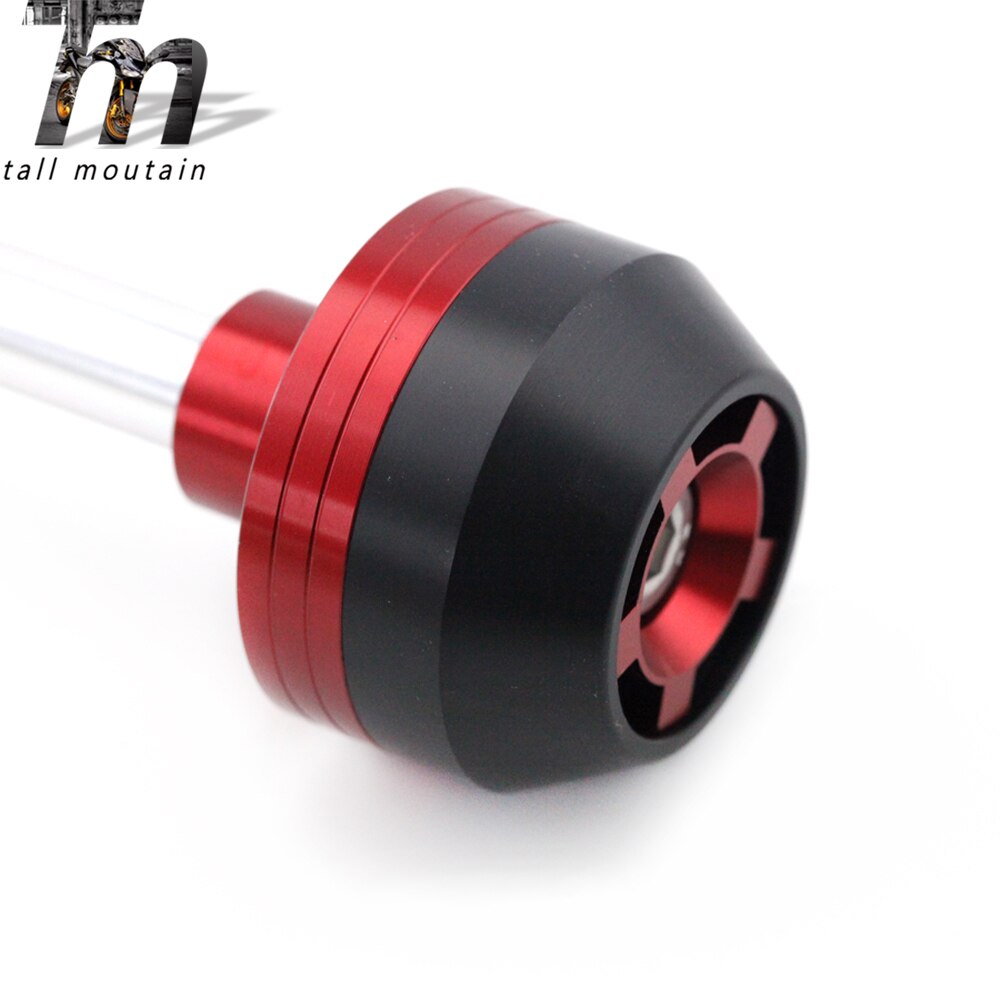 Para triumph speed triple 2007 2008 2009 eixo dianteiro garfo acidente slider acessórios da motocicleta protetor de roda caindo proteção