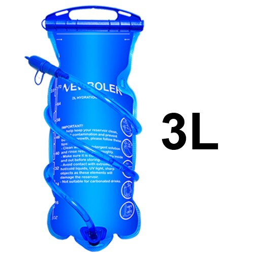 Sac à dos gilet d'hydratation avec réservoir d'eau sans BPA, 1l, 1,5 l, 2l, 3l: 3L