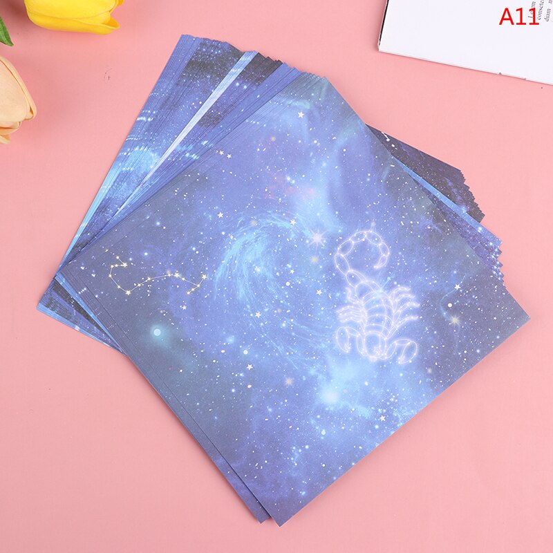 50pcs 15cm Square Origami Paper Double Side Floral Folding Sakura Craft Papers Kids Handmade DIY Scrapbooking Craft Decoration: LZHG161-A11