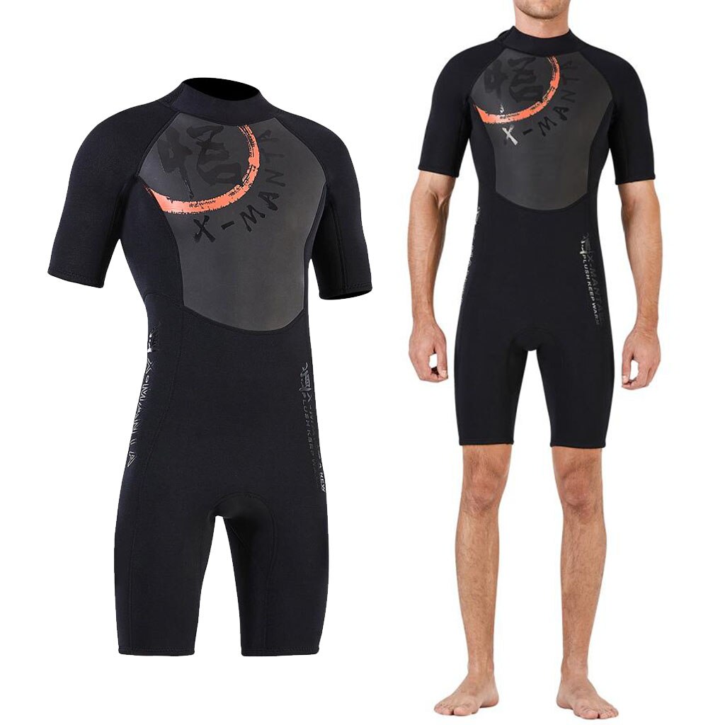 Surfing Wet Suit Short-Sleeve 1.5mm Dive Wetsuits Swimwear for Spearfishing