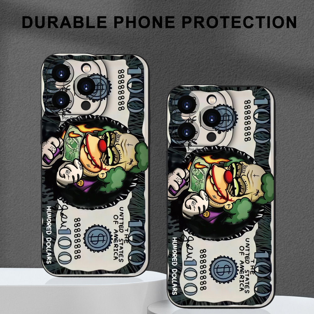 Handyhüllen für iPhone 14 Profi Hülle iPhone 11 13 12 15 Profi Max Mini XR XS Max X 7 8 Plus Modische beliebte lustige Clown-Abdeckung