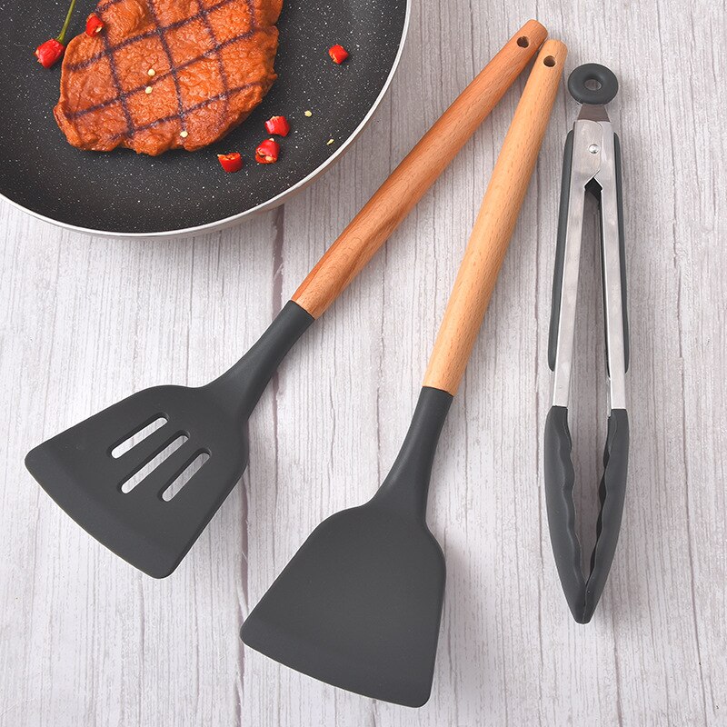 12-piece silicone kitchenware set Non-stick cookwa... – Grandado