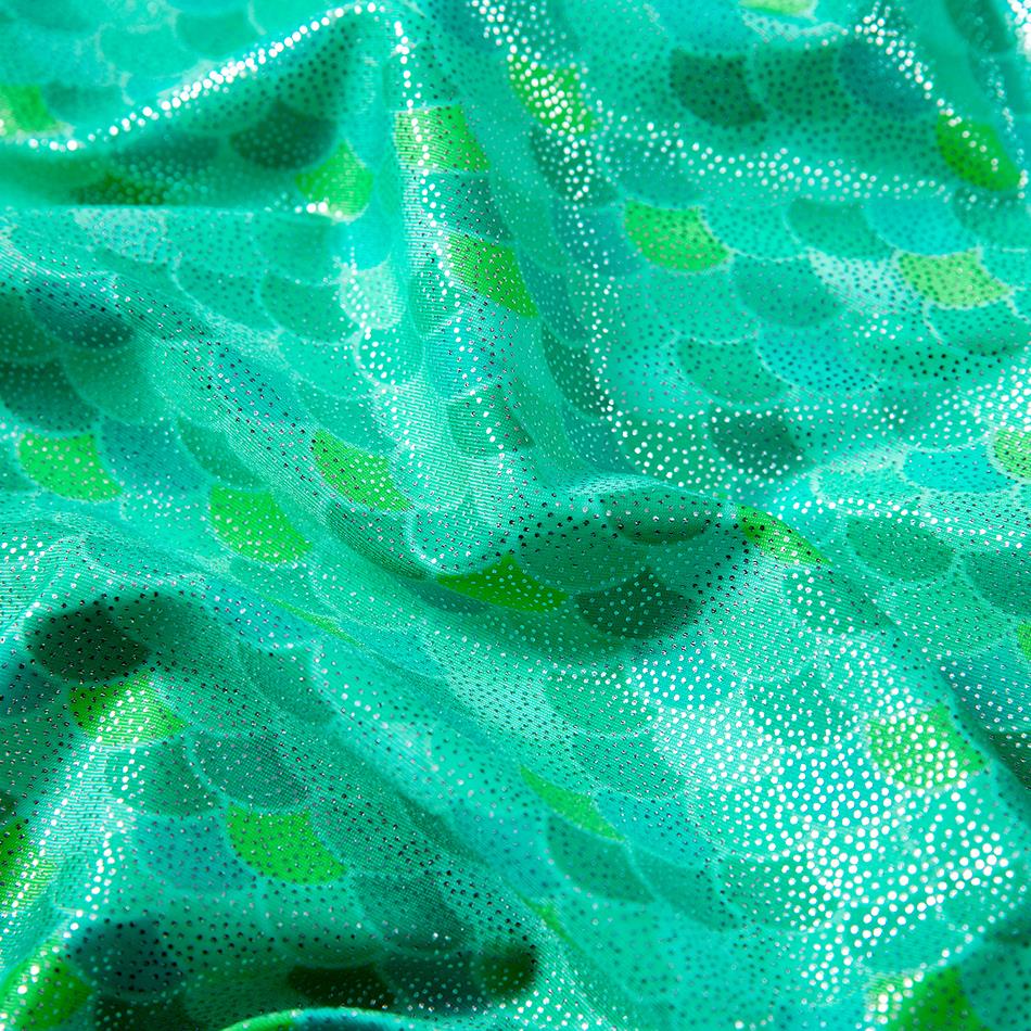 Girls Swimsuit 3-16Years Large Green Mermaid Swimwear For Children One Piece Teenager Girls Bathing Suit ST199