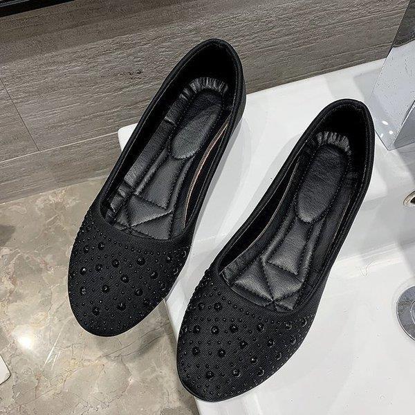 Women Shoes Spring Casual Flat Shoes Women Round Toe Ballet Flats Comfortable Women's Shoes Plus Big Size 43 Office Work Shoes: 1 / 38