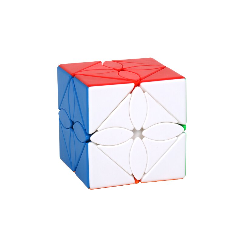 Moyu Meilong Strange-Shape Magic Cube Klavertje Vier/Dubbele Skew / Polaris / Maple Bladeren Skew Beroep puzzel Onderwijs: Maple Leaf MF8877