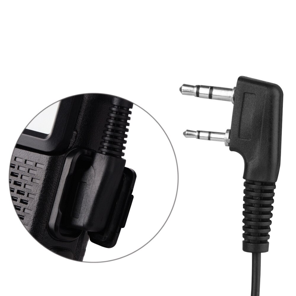 Walkie Talkie Headset Acoustic Tube PTT Mic Earphone Air Acoustic Tube for Kenwood Baofeng Bf-888s UV5R UV-82 Retevis RT22 H777