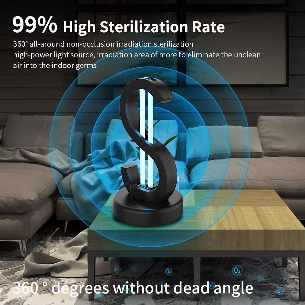 Ultraviolet kvarts lampe timing bakteriedræbende lys uvc bakteriedræbende desinfektionslampe 110v / 220v uv sterilisator dræbe mide luft ren