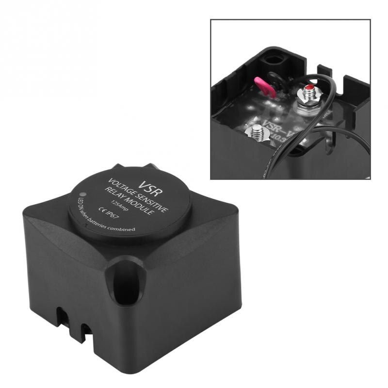 Voltage Sensitive Relay (VSR) Automatic Charging Relay 125A Dual Battery Isolator (VSR) Car Accessories