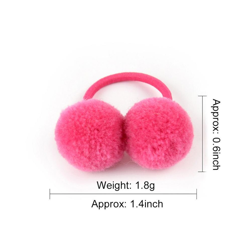 14Pcs Children Girls Hair Bulb Scrunchies Ponytail Ring Hair Rope Accessories haarnadel haar seil zubehör haar ring kreis kid