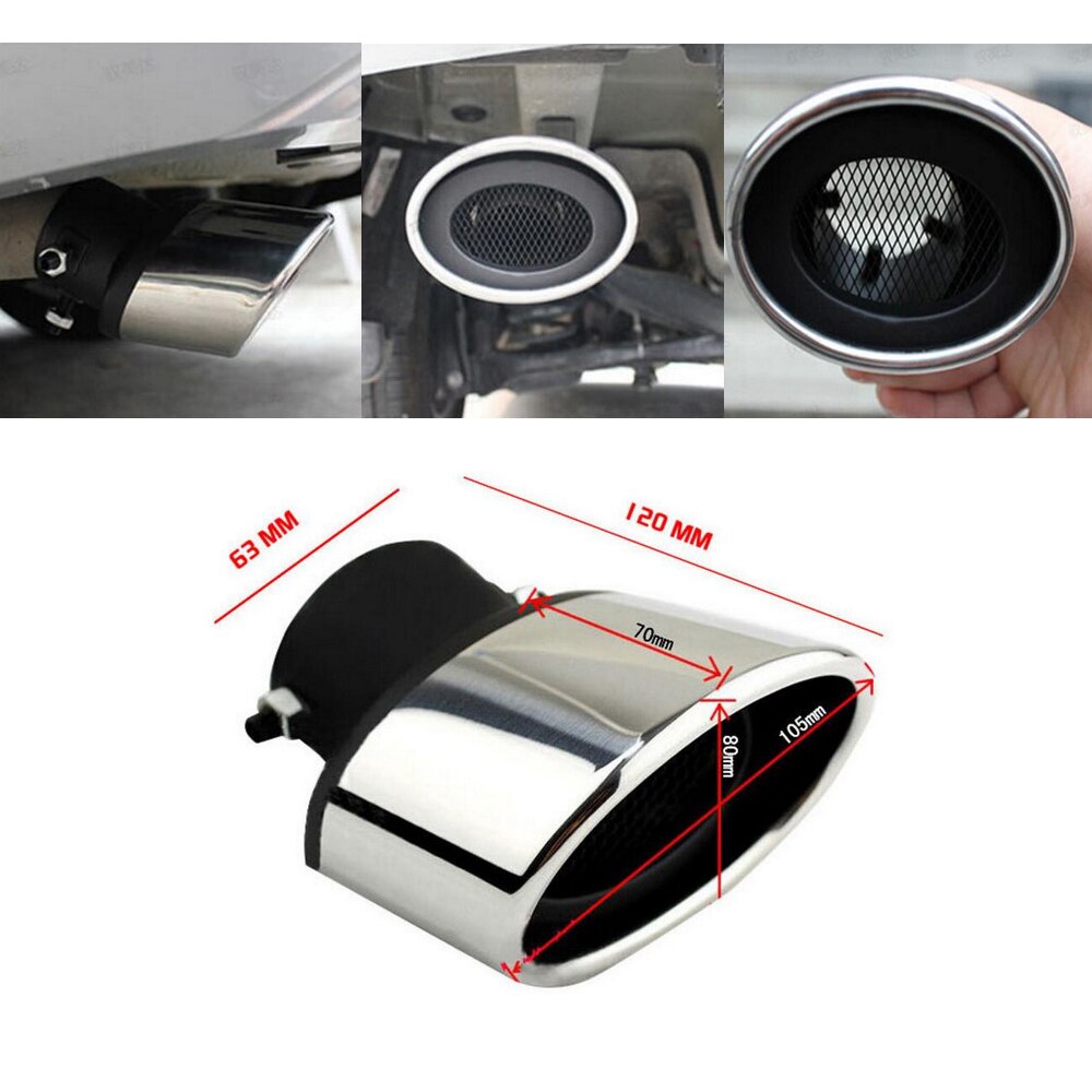 Twin Tailpipe Range- Round, Oval, Black Chrome | Exhaust Parts UK - View #8