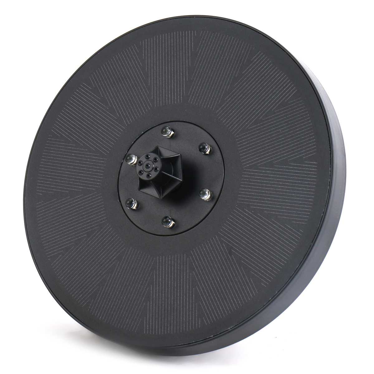 6 LED Solar Fountain Pump 7V/3W Portable Floating Solar Powered Water Fountain Pump for Birdbath Backyard Pond Pool Garden Decor