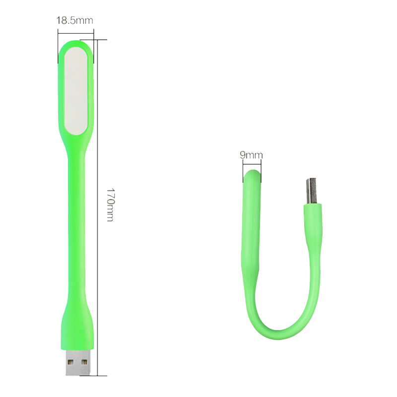 Bærbar usb ledet mini bokleselampe reisebordlampe pc datamaskin bærbar pc fleksibel bøyelig nattlys