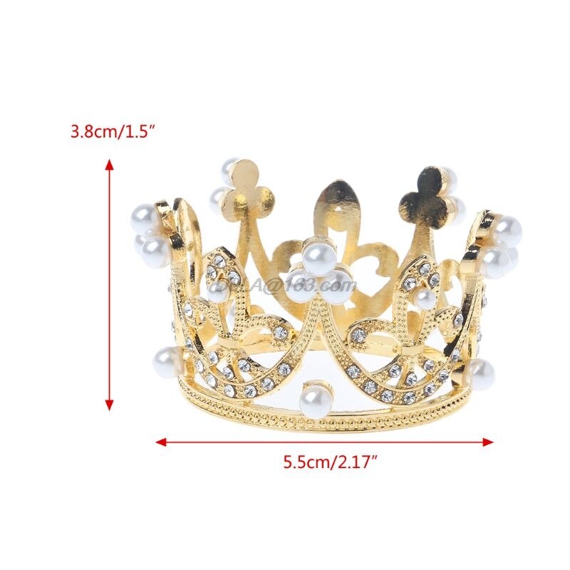 Newborn Girls Boys Photography Gold Crown Props Little Baby Photo foto shooting Crown Accessories Infant bebe fotografia Prop