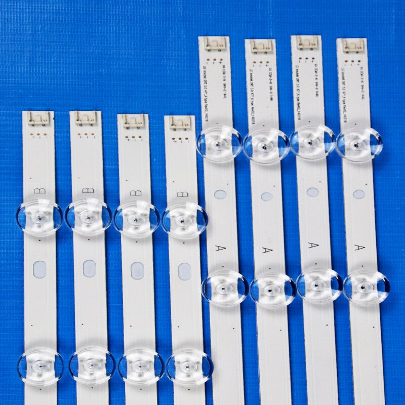 8Piece/Set LED Backlight Strip For LG 47GB6500 47LY750H 47LY751H 47LY760H 47LY761H-ZA 47 inchs TV Backlight LED Bands Bars Lamps