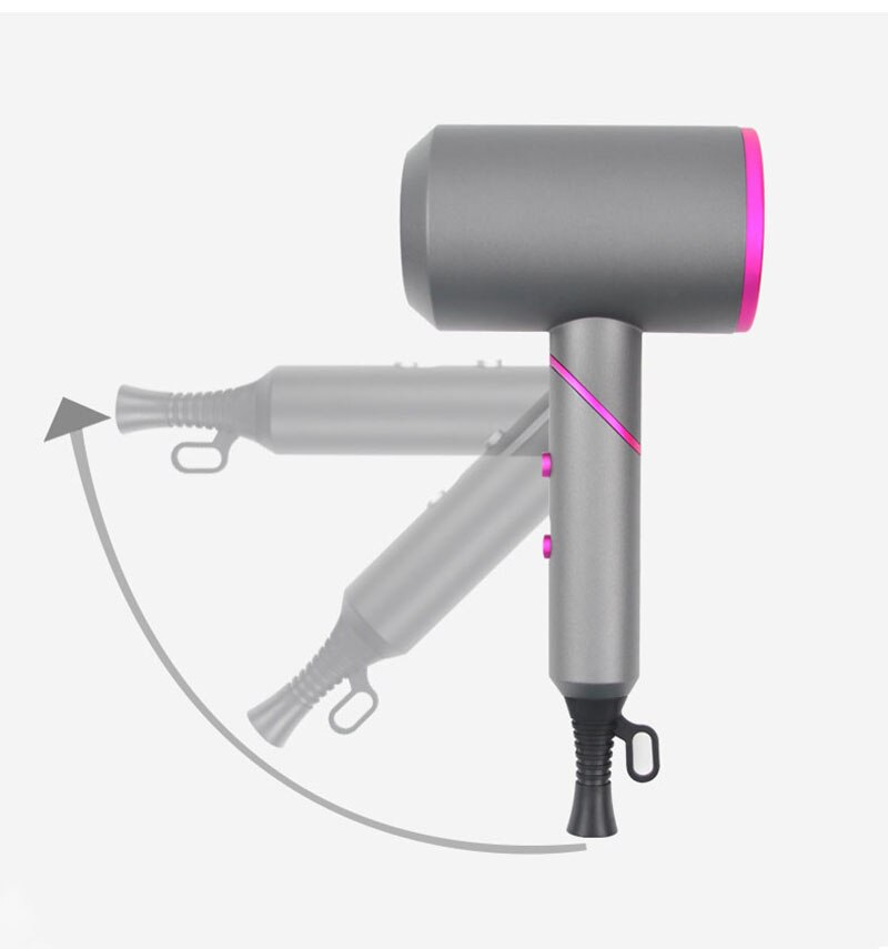 Collapsible Hair Dryer Double Anion High Power Electric Cold Wind Salon Homeuse Blow Dryer Hair Dryer Diffuser