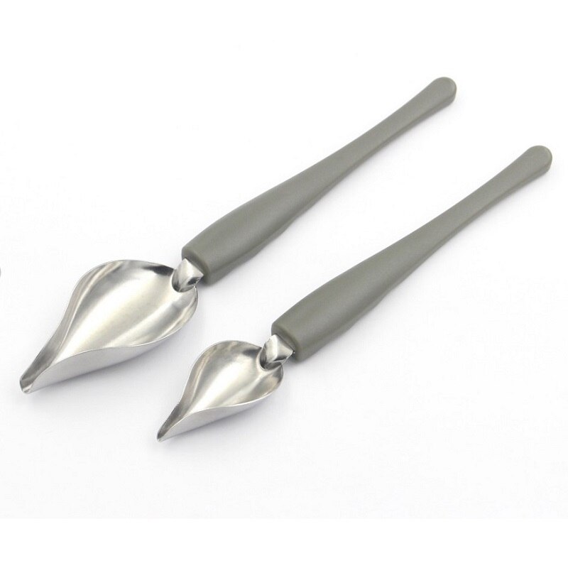 Chef Valon Sauce Plating Art Pencil Dessert Decorating Draw Kitchen Stainless Steel Portable Painting Spoon Dessert Decor: Default Title