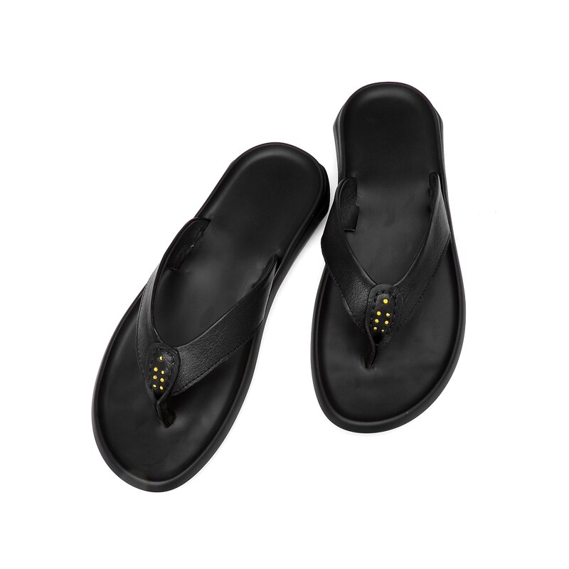 Gummifisk slapi romerske herre sandal zandalias heren sport chancla bulk strand sandal blød sandalia læder mænd sommer para