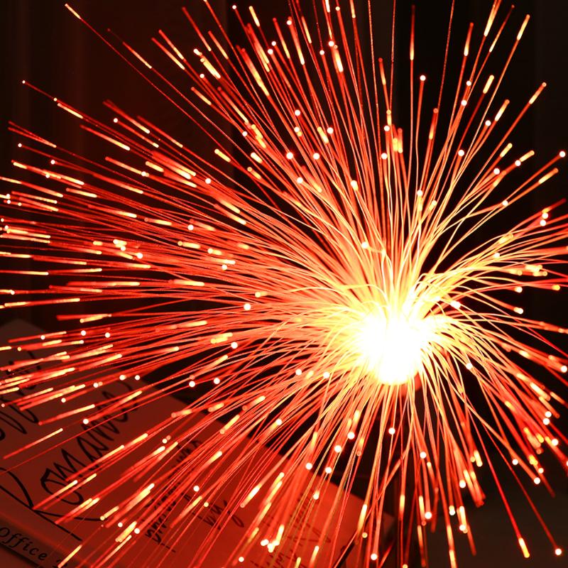 Bunte LED Optische Faser Laterne Licht Nacht Licht Sternen Himmel Hochzeit Party Weihnachten Valentinstag Lampe Festival Atmosphäbetreffend