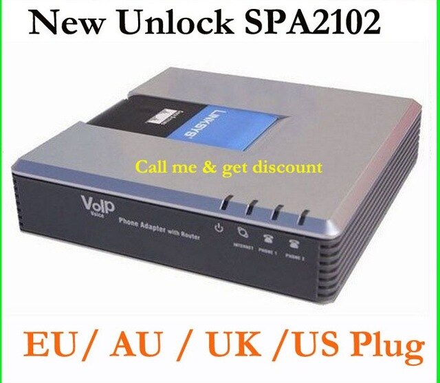 Unlocked SPA2102 VoIP adapters with router VoIP gate way free call