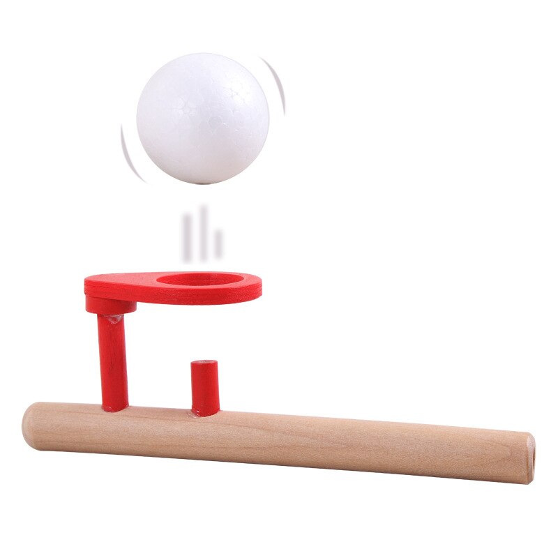 Houten speelgoed fun Blazen Bal Game Classic vroegschoolse fun educatief speelgoed voor kinderen Foam Drijvende Bal