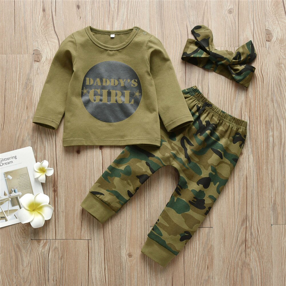 3 st bebis pojkar flickor kläder set pappa/mamma brev kortärmad t-shirt+byxor nyfödda spädbarn kläder småbarn outfits: Himmelsblå / 12m