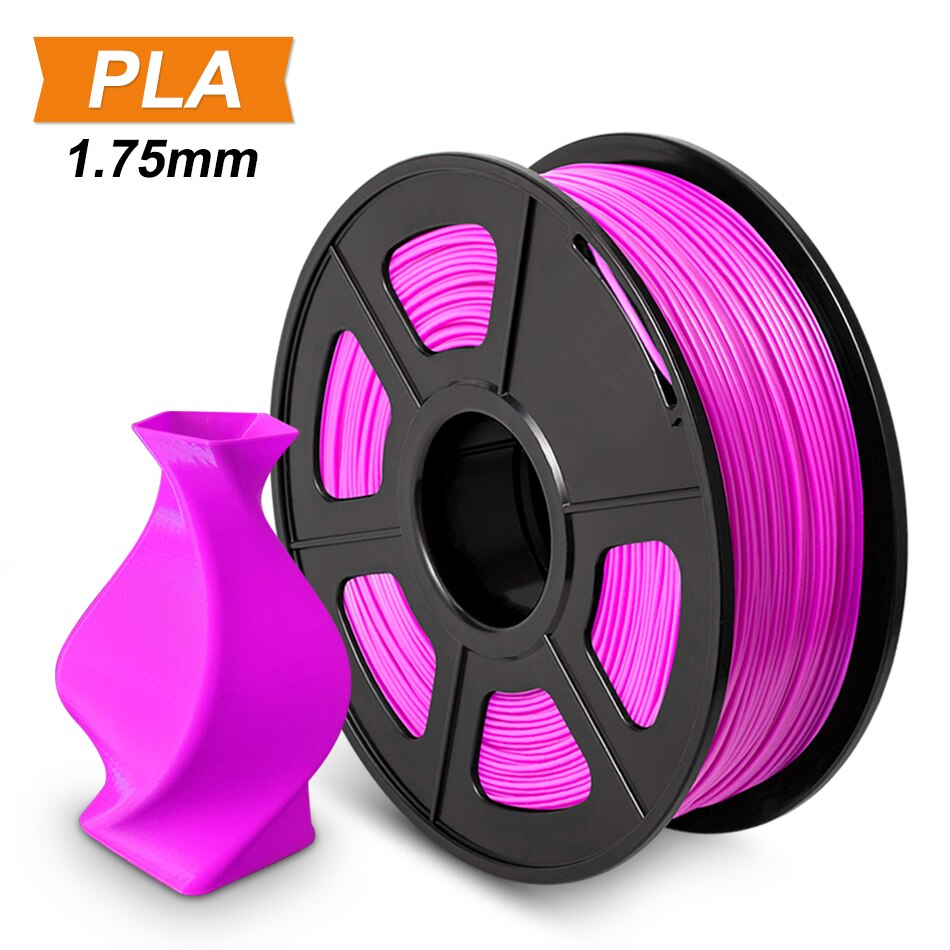 3D Printer Filament Skin PLA 1.75mm 1KG/2.2LB Spool Black Color with Lenght of 335m in Dimensional Accuracy+/-0.02mm: PLA Fuchsia